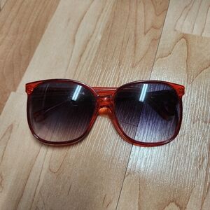 Vintage Large Red Sunglasses